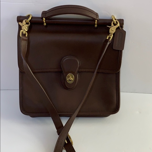 Coach Other - Coach | Brown Leather Crossbody Messenger Satchel